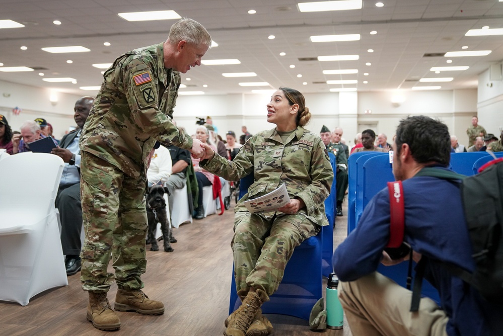 U.S. Army Central commander speaks at Veterans Day Ceremony