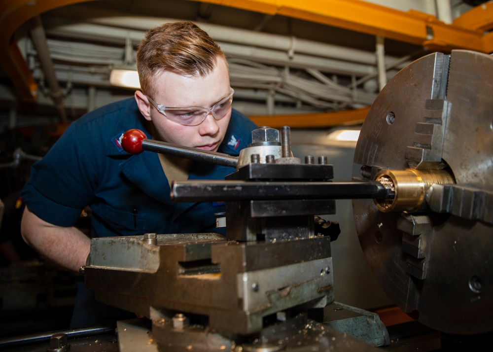 Daily operations aboard USS George H.W. Bush (CVN 77)