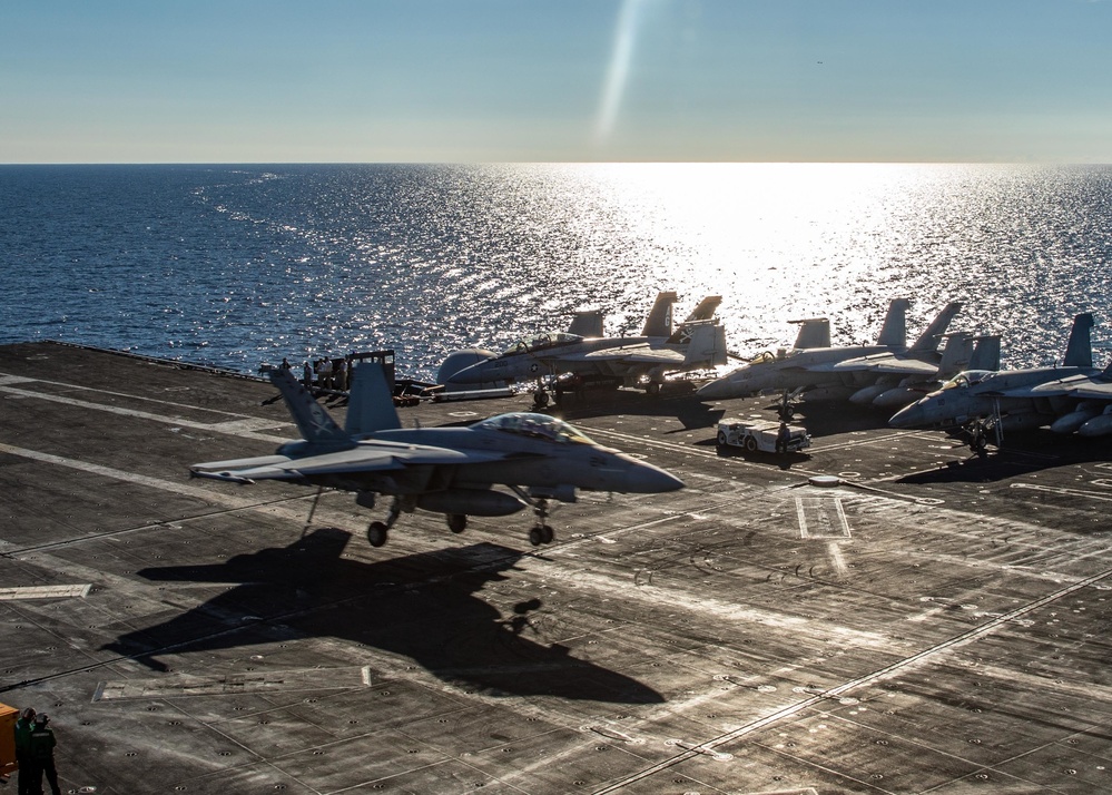 Daily operations aboard USS George H.W. Bush (CVN 77)