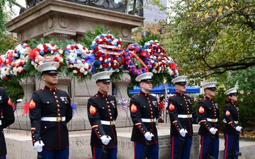 Veterans Day wreath laying ceremony