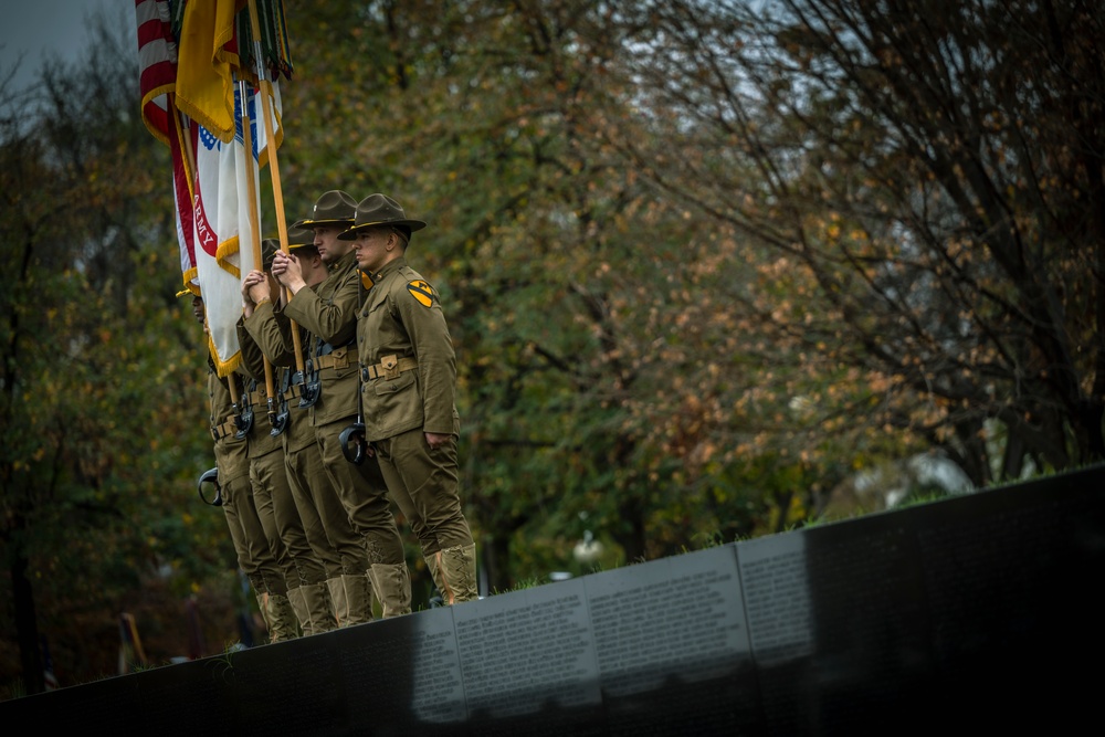 SECDEF Attends Veterans Day Observance at the Vietnam Veterans Memorial