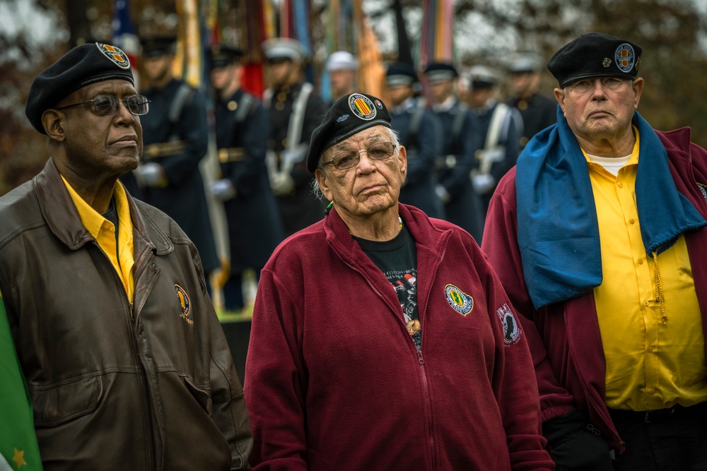 SECDEF Attends Veterans Day Observance at the Vietnam Veterans Memorial