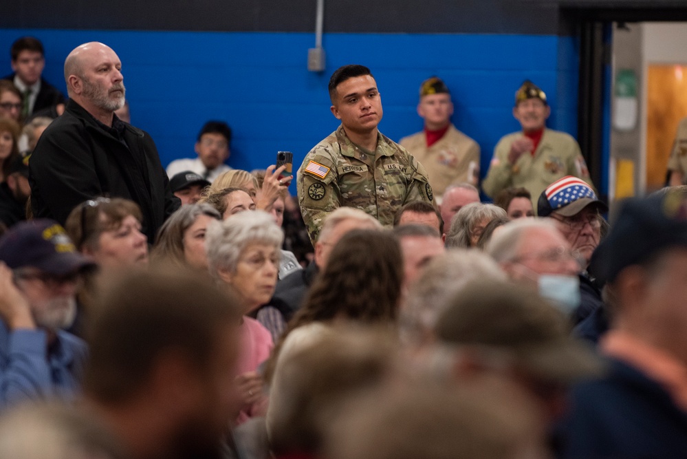 A small Idaho town makes a big Veteran’s Day impression