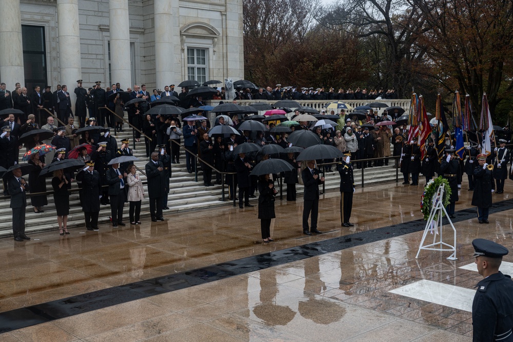 SECDEF Attends Annual National Veterans Day Observance Ceremony at Arlington National Cemetery