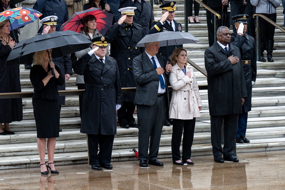 SECDEF Attends Annual National Veterans Day Observance Ceremony at Arlington National Cemetery