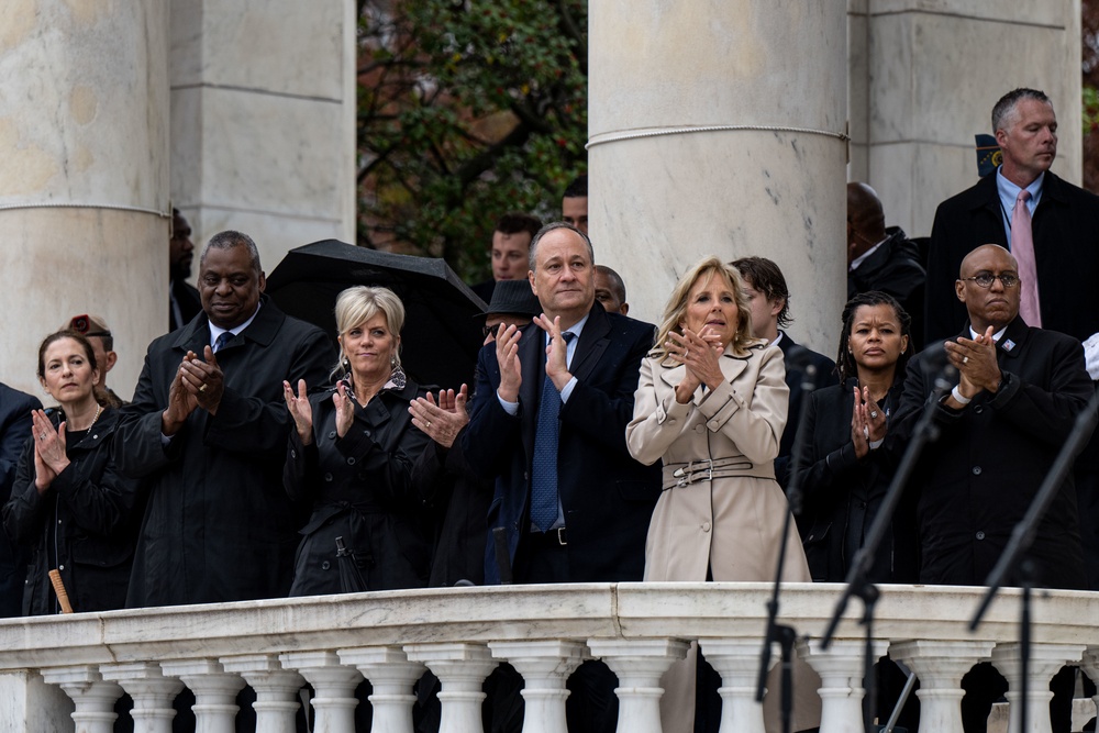 SECDEF Attends Annual National Veterans Day Observance Ceremony at Arlington National Cemetery