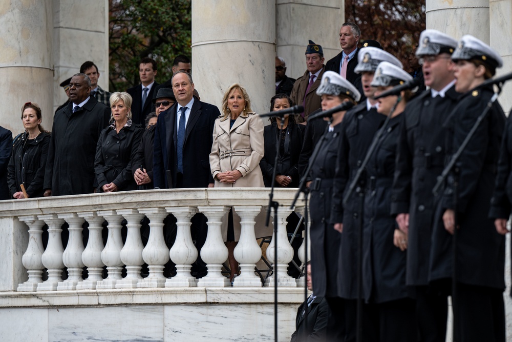 SECDEF Attends Annual National Veterans Day Observance Ceremony at Arlington National Cemetery