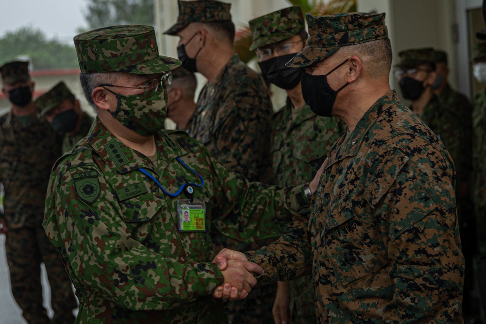 Keen Sword 23: III Marine Expeditionary Force, Japan Ground Self-Defense Force generals conduct key leader engagement