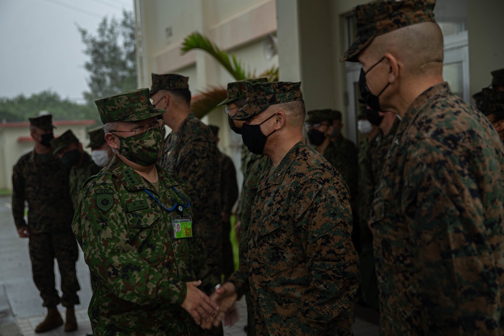 Keen Sword 23: III Marine Expeditionary Force, Japan Ground Self-Defense Force generals conduct key leader engagement