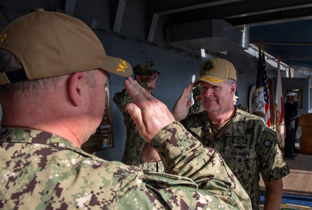 Commander Pacific Fleet Visits USS Blue Ridge