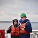 USCGC Hamilton anchors off the coast of Tallinn, Estonia to prepare for underway engagements