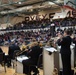 The U.S. Navy Band Commodores perform at Ovey Comeaux High School in Lafayette, Louisiana.