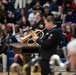 The U.S. Navy Band Commodores perform at Ovey Comeaux High School in Lafayette, Louisiana.