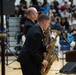 The U.S. Navy Band Commodores perform at Ovey Comeaux High School in Lafayette, Louisiana.