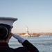 USS Arlington Arrives in New York City