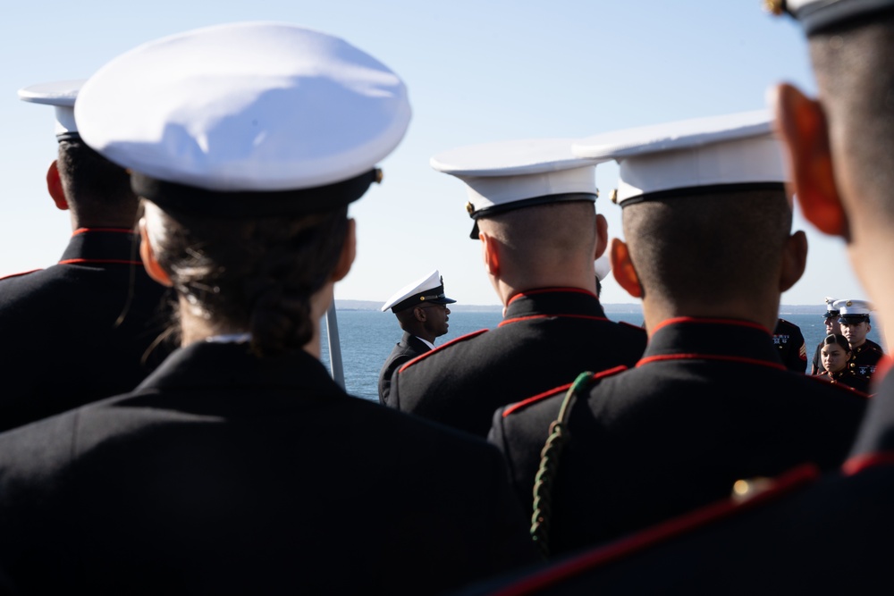 USS Arlington Arrives in New York City