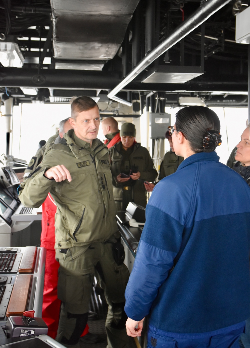 USCGC Hamilton conducts at sea engagements with Estonia while in the Baltic Sea