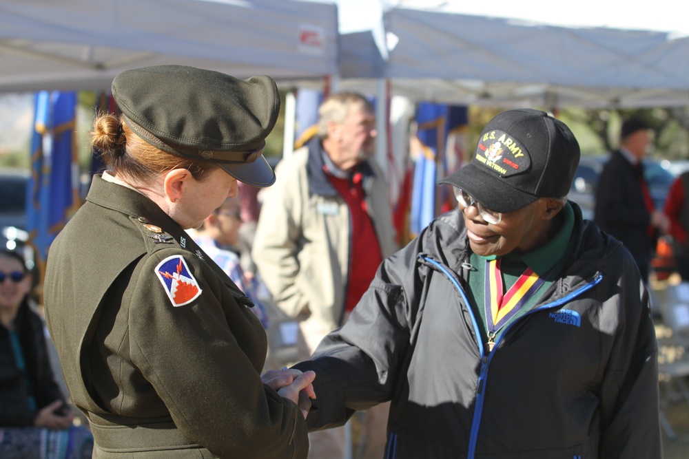 Col. Jennifer Colvin, NETCOM Chief of Staff and Sgt. 1st Class Lynnise Moore, USA Retired (2)