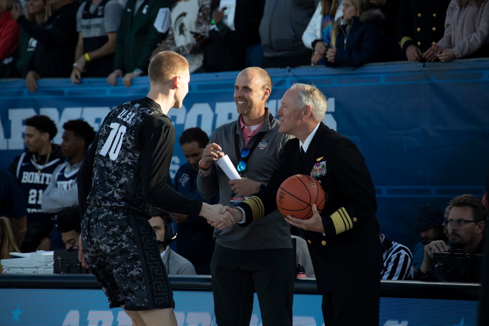 USS Abraham Lincoln hosts the 2022 ESPN Armed Forces Classic – Carrier Edition