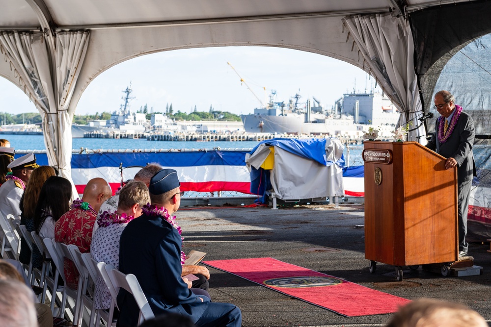 USS Missouri Memorial Association Hosts Veterans Day Sunset Ceremony