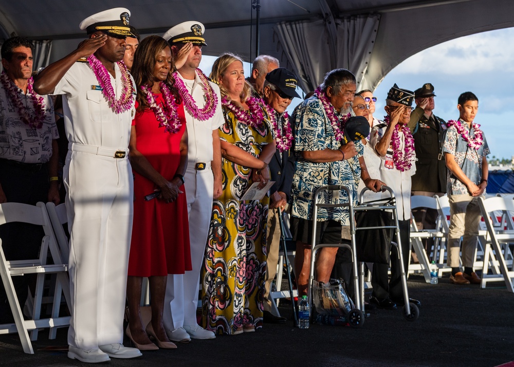 USS Missouri Memorial Association Hosts Veterans Day Sunset Ceremony