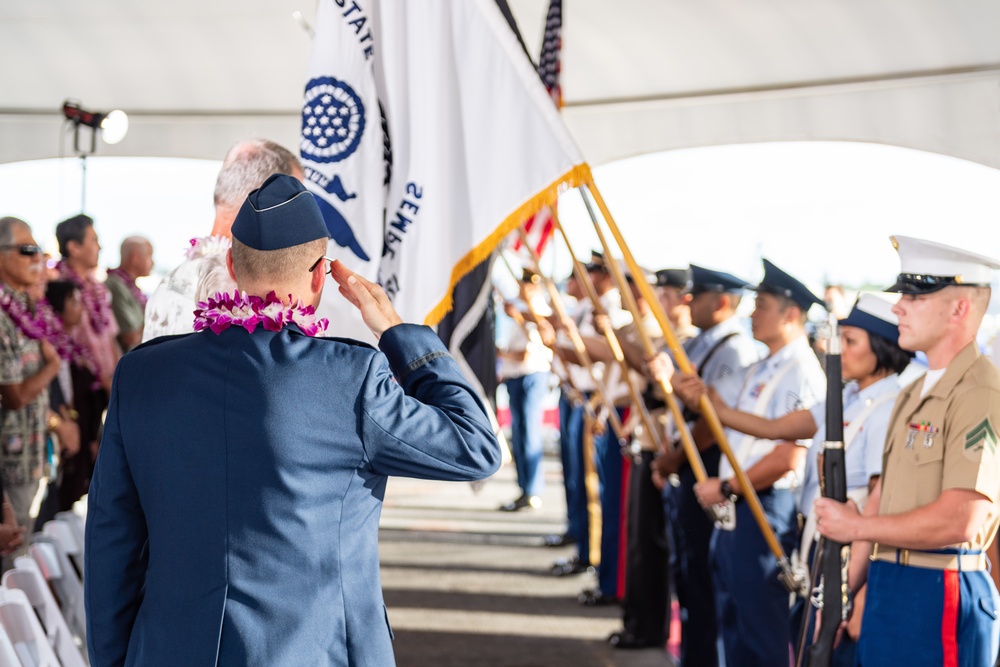 USS Missouri Memorial Association Hosts Veterans Day Sunset Ceremony