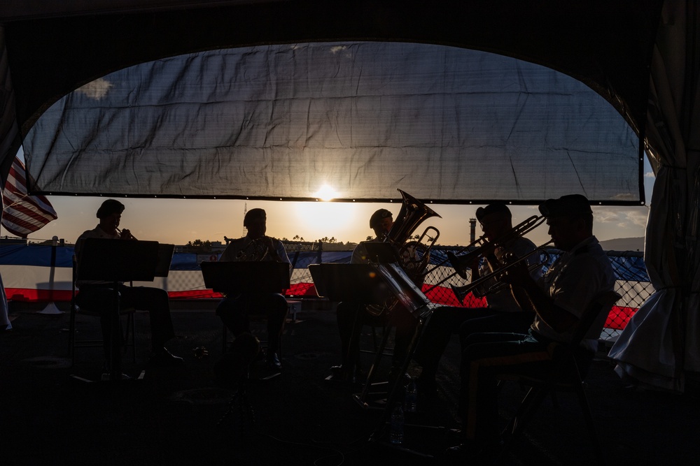 USS Missouri Memorial Association Hosts Veterans Day Sunset Ceremony