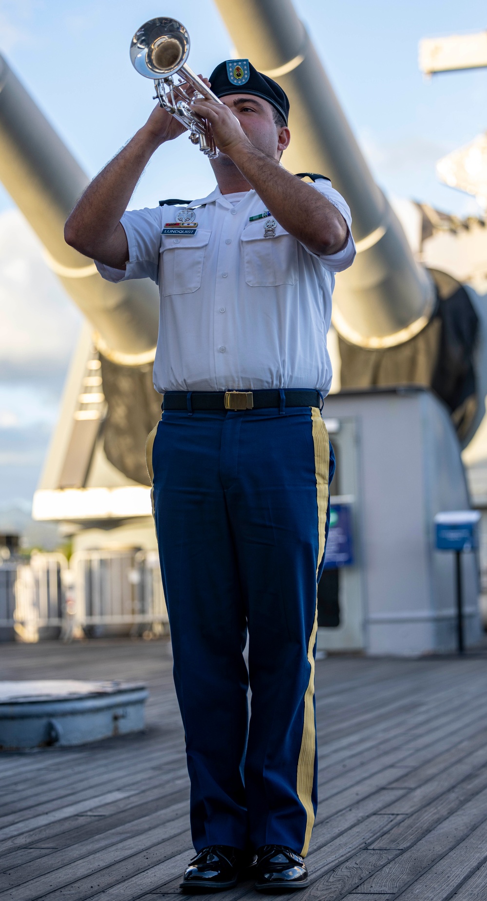 USS Missouri Memorial Association Hosts Veteran's Day Sunset Ceremony