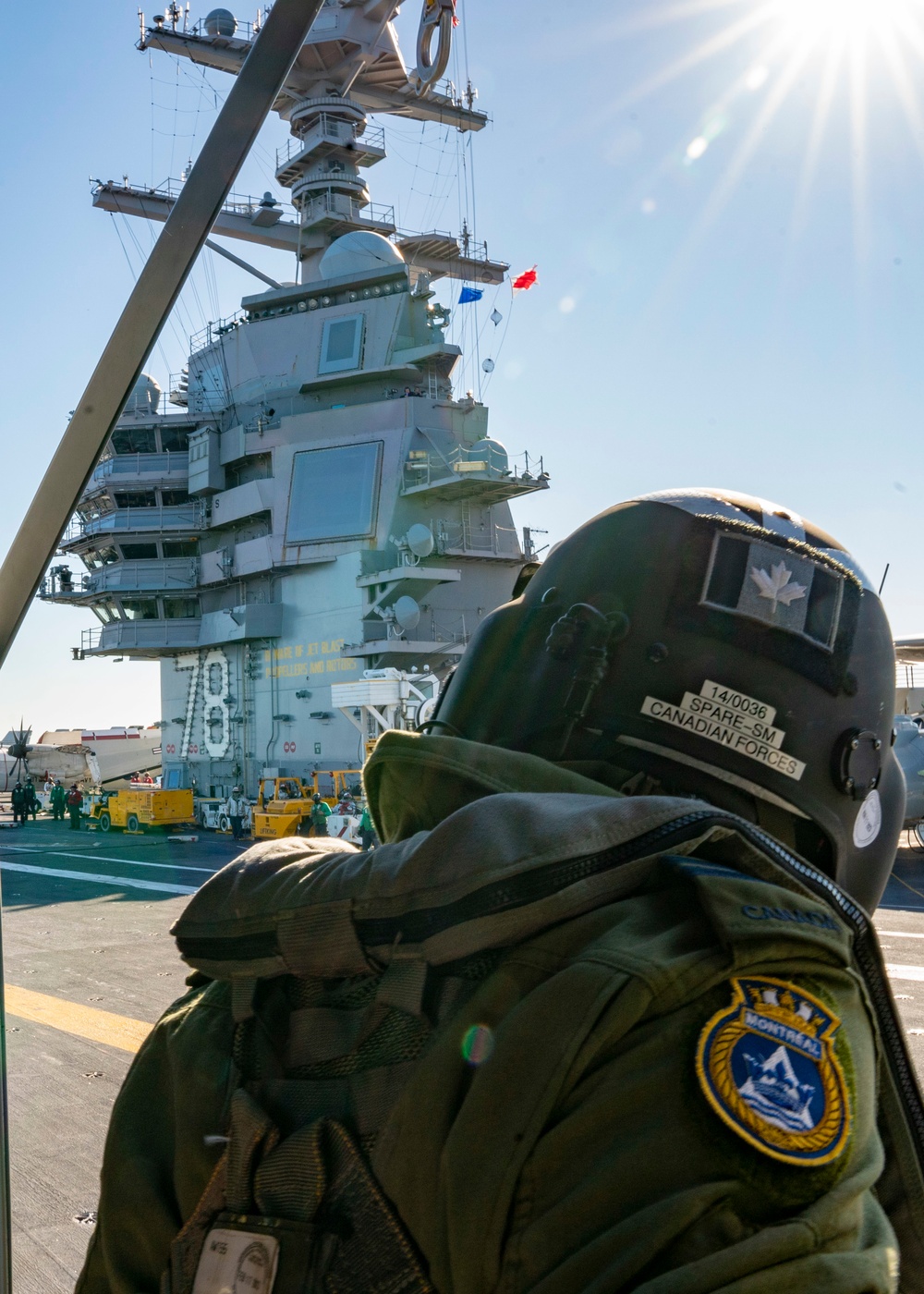 2nd Fleet vice commander visits HMCS Montreal (FFH 336)