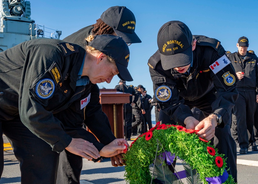 2nd Fleet vice commander visits HMCS Montreal (FFH 336)