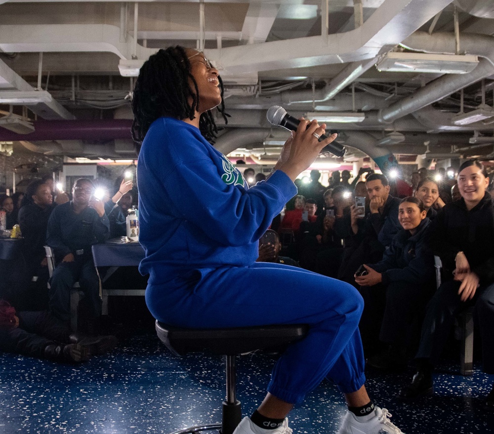 USS Ronald Reagan (CVN 76) hosts talent show