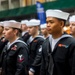 USS Arlington Sailors; II MEF Marines participate in New York City Veterans Day Parade