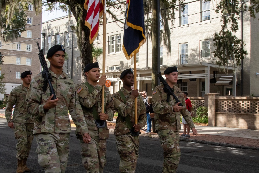 3rd Combat Aviation Brigade Marches in Veterans Day Parade