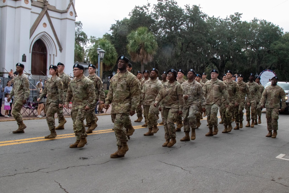 3rd Combat Aviation Brigade Marches in Veterans Day Parade