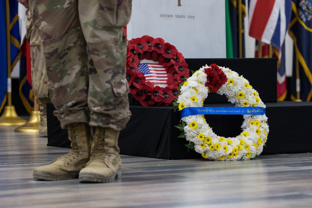 Coalition Veterans Honor Past and Present Service On Remembrance Day