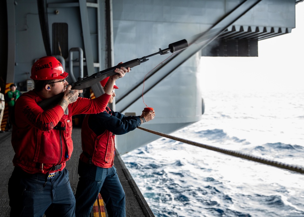 Daily operations aboard USS George H.W. Bush (CVN 77)