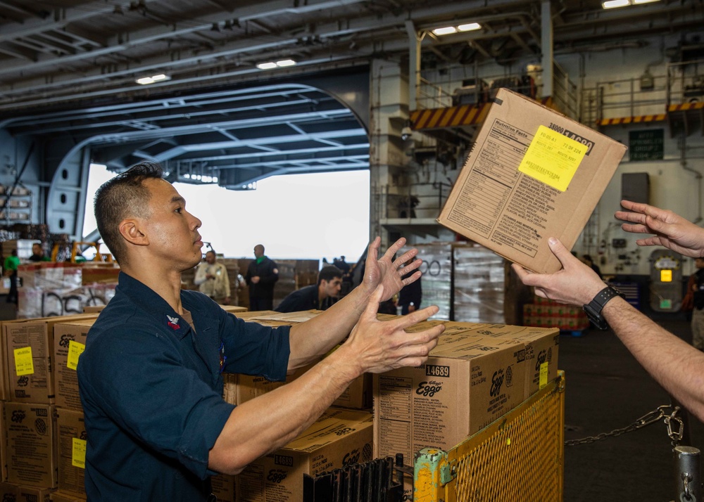 Daily operations aboard USS George H.W. Bush (CVN 77)