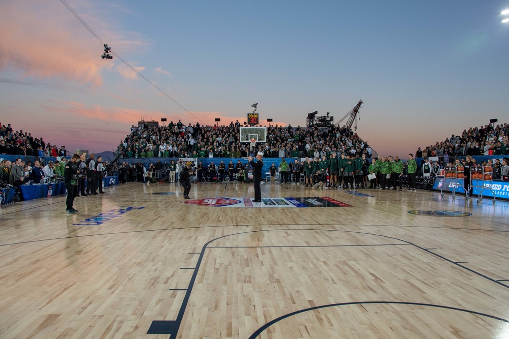 USS Abraham Lincoln hosts the 2022 ESPN Armed Forces Classic – Carrier Edition