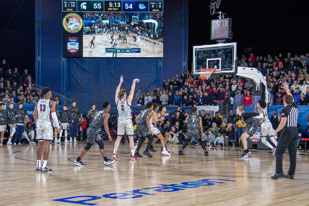 USS Abraham Lincoln hosts the 2022 ESPN Armed Forces Classic – Carrier Edition