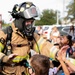 Sparky visits for MacDill Fire Prevention Week