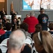 The U.S. Navy Band Commodores perform at The National WWII Museum.