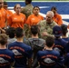 Army North Commander meets with UTSA ROTC cadets before a football game