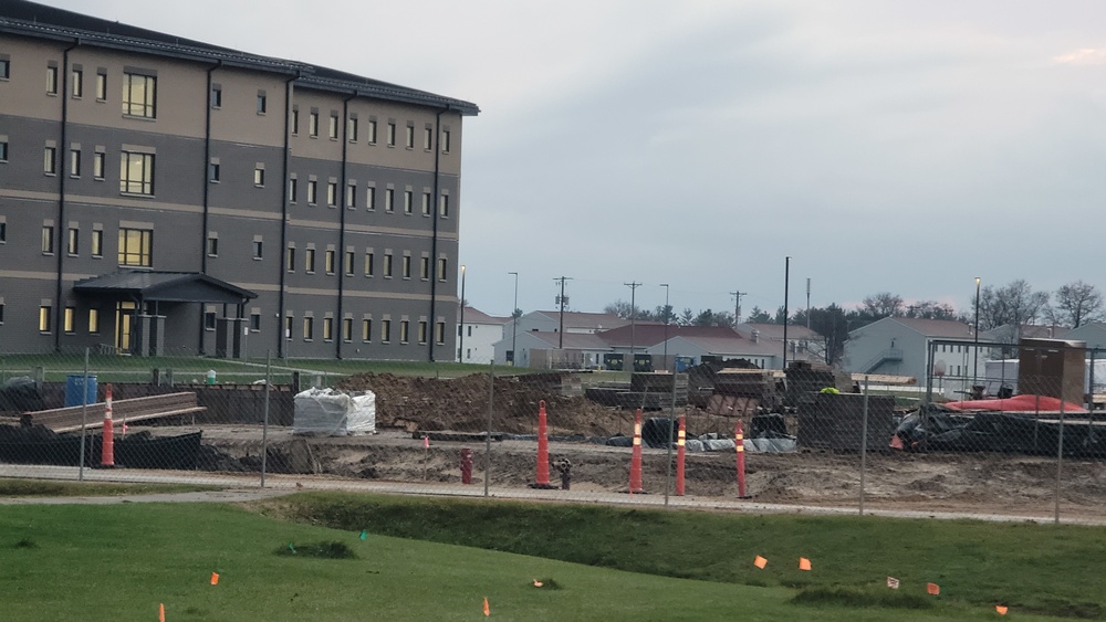 November 2022 construction operations of $11.96 million transient training brigade headquarters at Fort McCoy