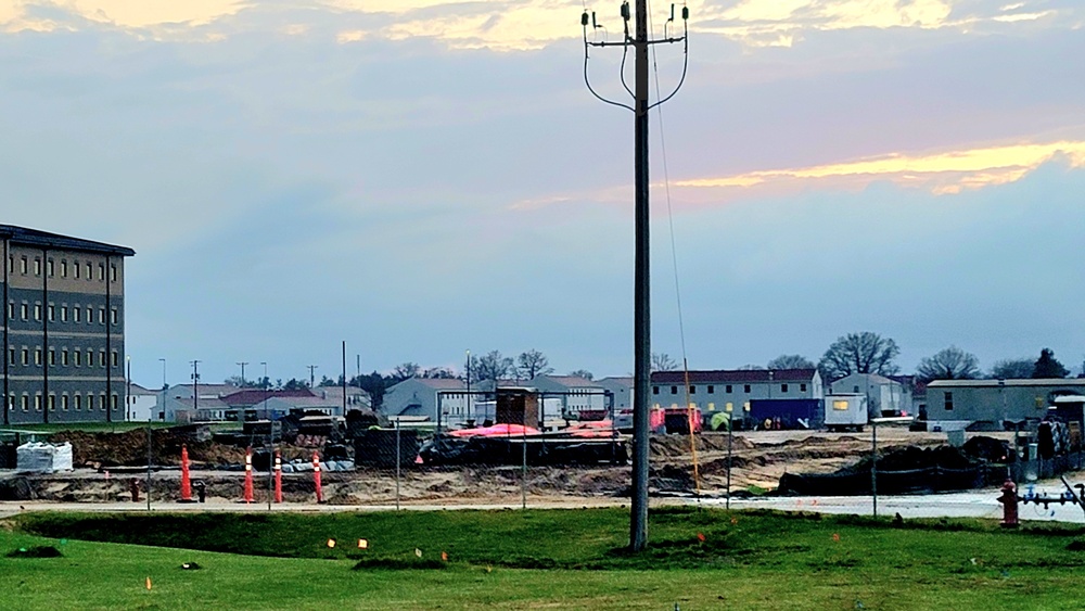 November 2022 construction operations of $11.96 million transient training brigade headquarters at Fort McCoy