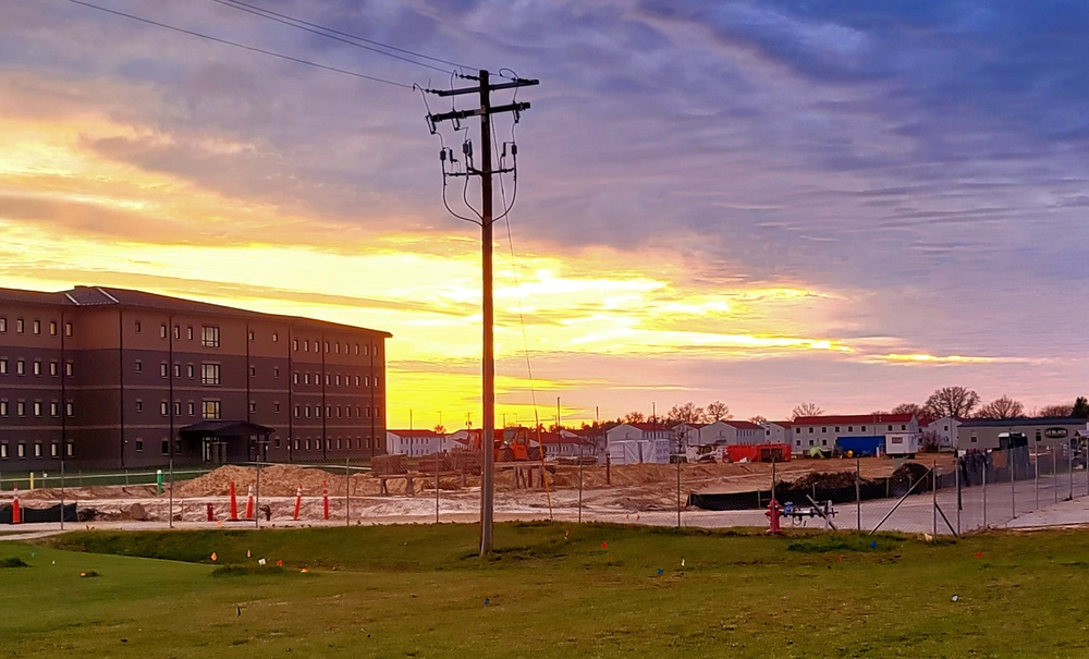 November 2022 construction operations of $11.96 million transient training brigade headquarters at Fort McCoy