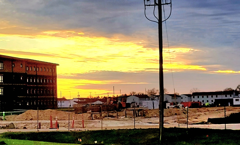 November 2022 construction operations of $11.96 million transient training brigade headquarters at Fort McCoy