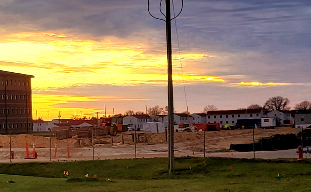 November 2022 construction operations of $11.96 million transient training brigade headquarters at Fort McCoy