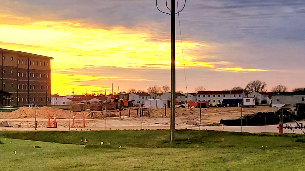 November 2022 construction operations of $11.96 million transient training brigade headquarters at Fort McCoy