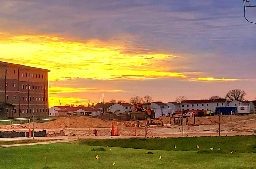 November 2022 construction operations of $11.96 million transient training brigade headquarters at Fort McCoy