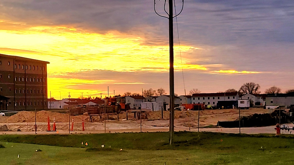 November 2022 construction operations of $11.96 million transient training brigade headquarters at Fort McCoy